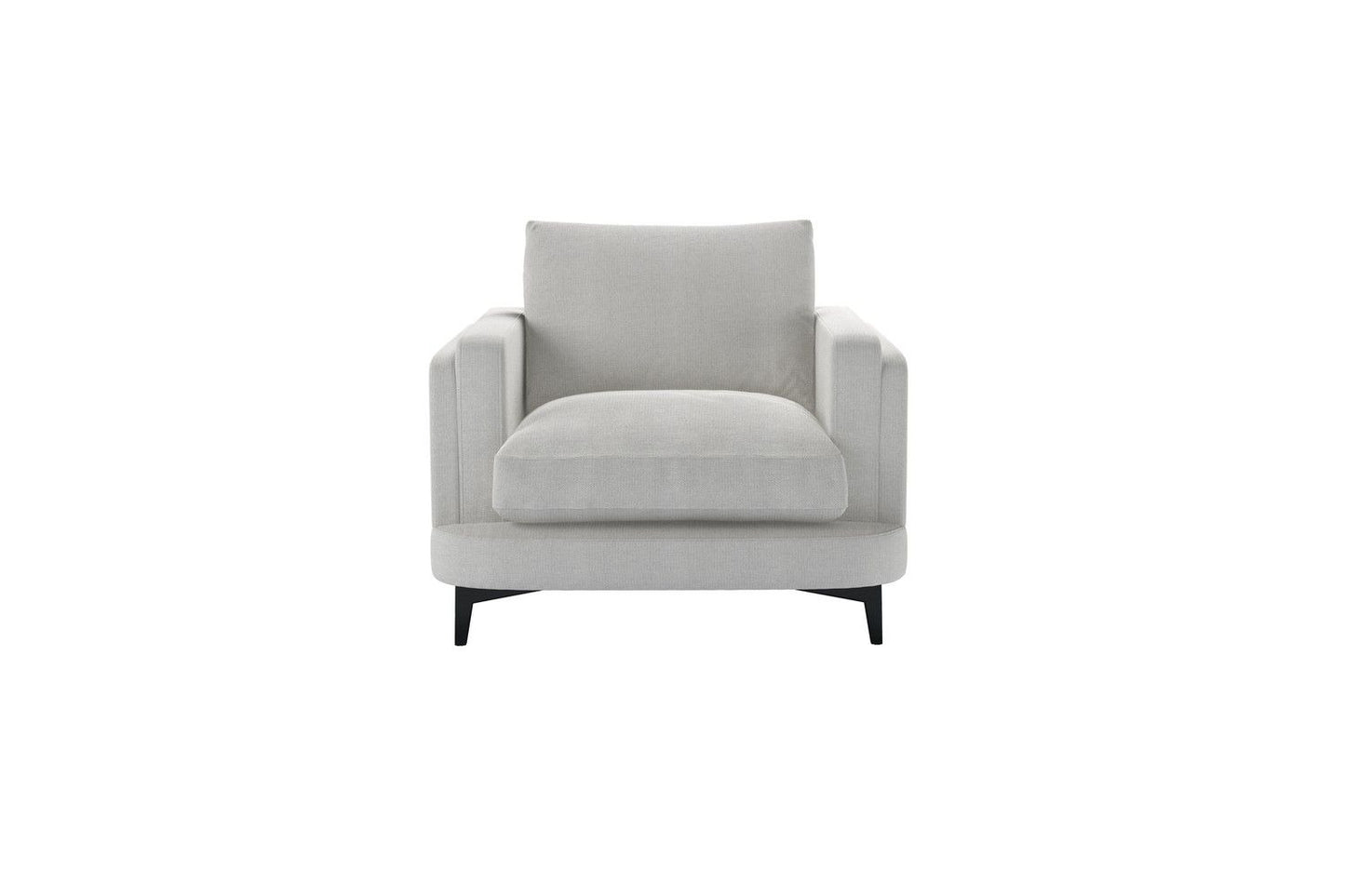 Boston Squared Arm Armchair in Pumice House Basket Weave