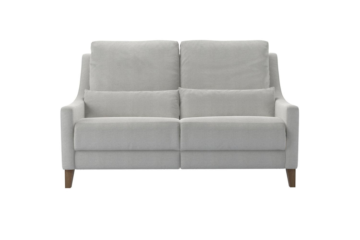 High Back Iggy 2 Seat Recliner Sofa in Pumice House Basket Weave