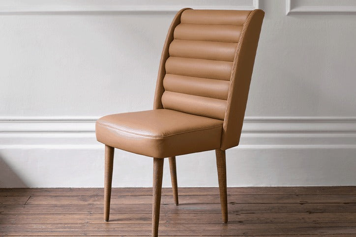 Lola Dining Chair in Pumice House Basket Weave