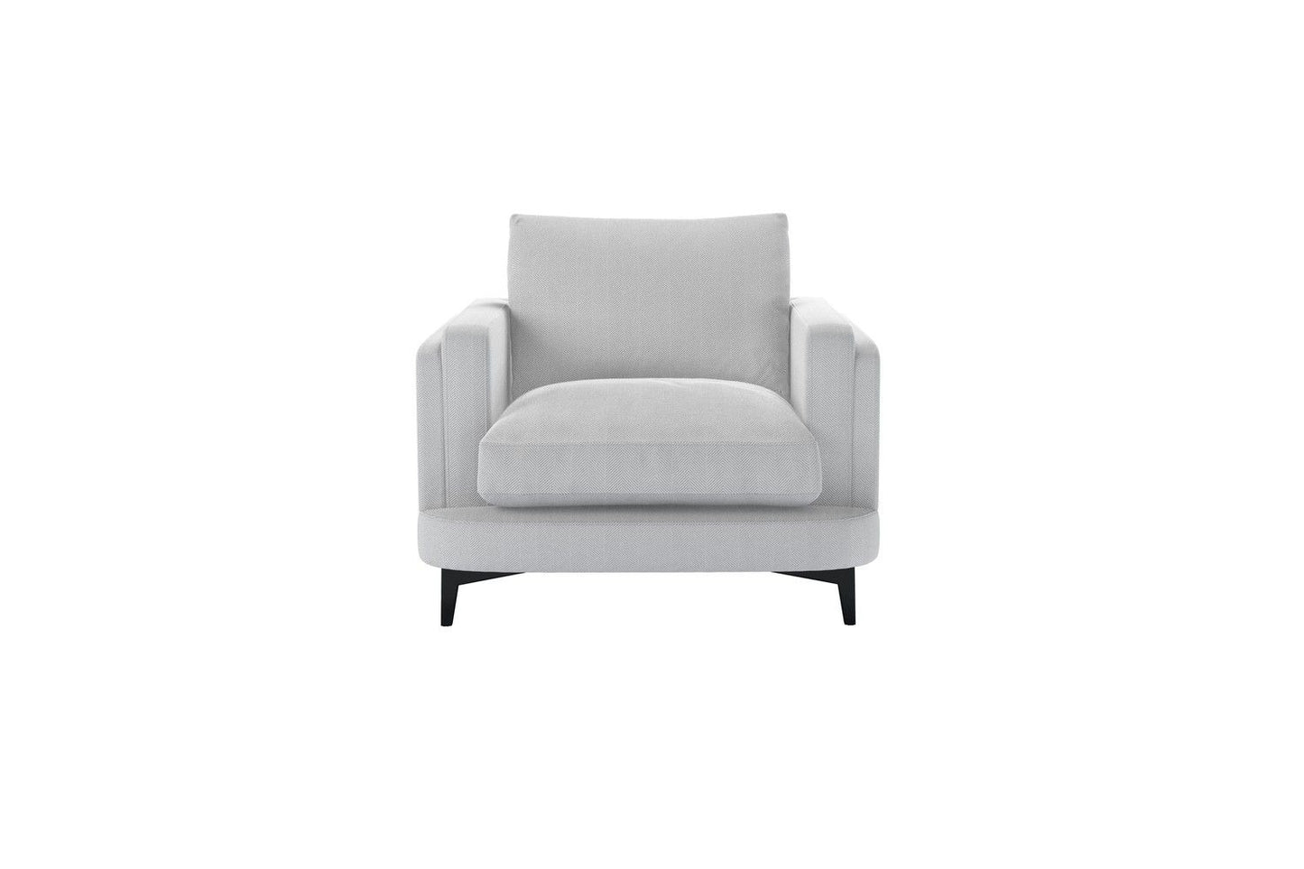 Boston Squared Arm Armchair in Pumice House Basket Weave