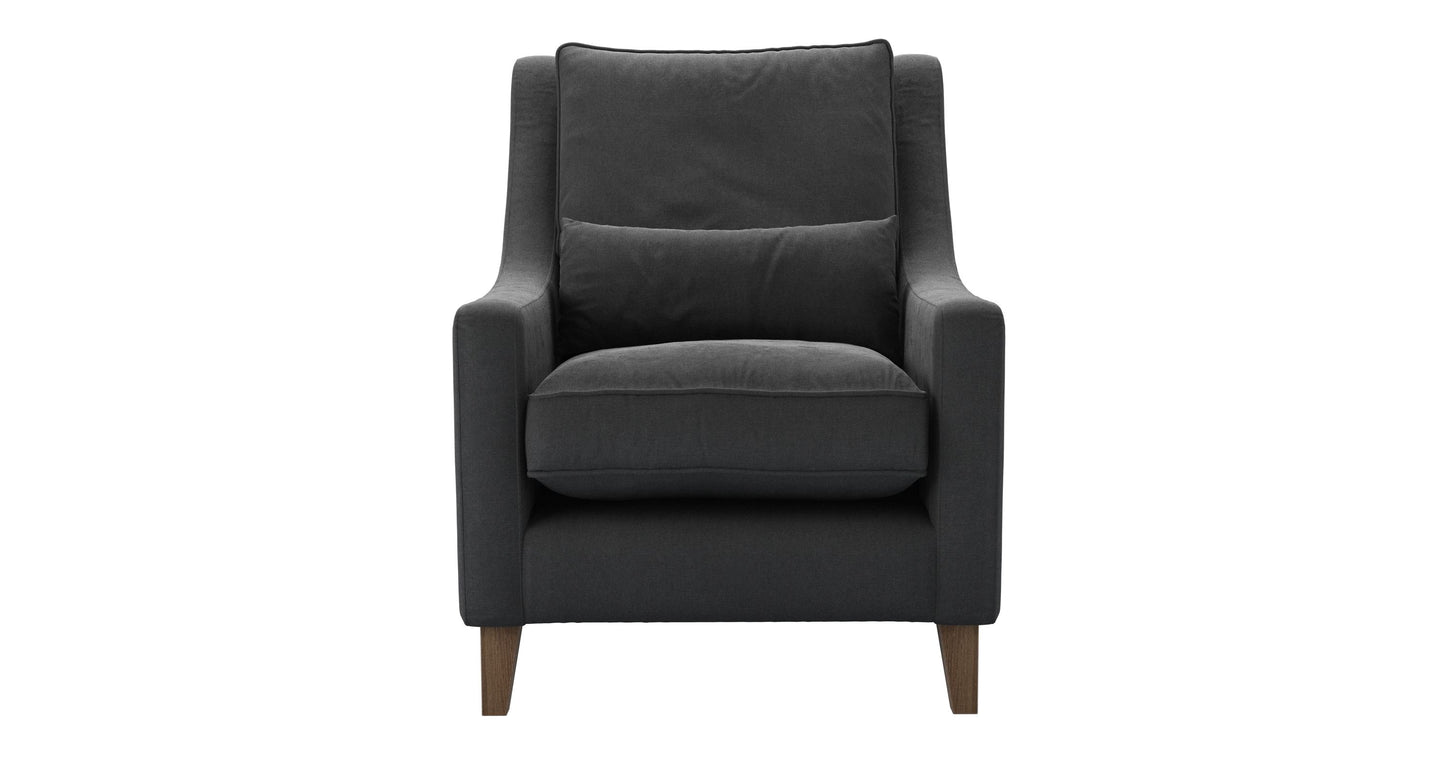 Iggy High Back Armchair in Pumice House Basket Weave