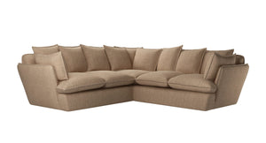 Malibu Medium Corner Sofa in Pumice House Basket Weave