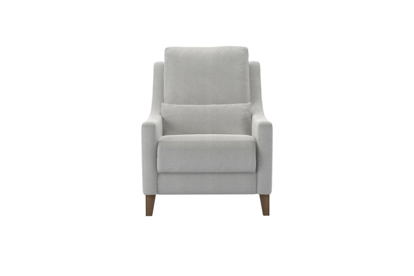 High Back Iggy Recliner Armchair in Pumice House Basket Weave