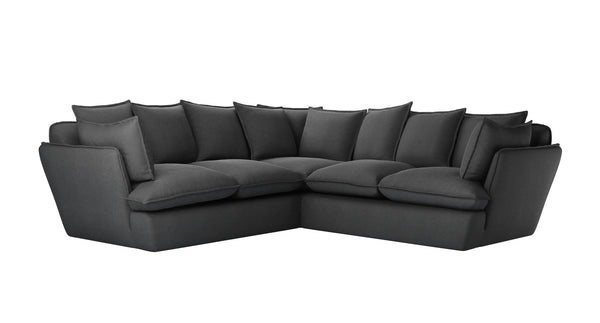 Malibu Medium Corner Sofa in Pumice House Basket Weave