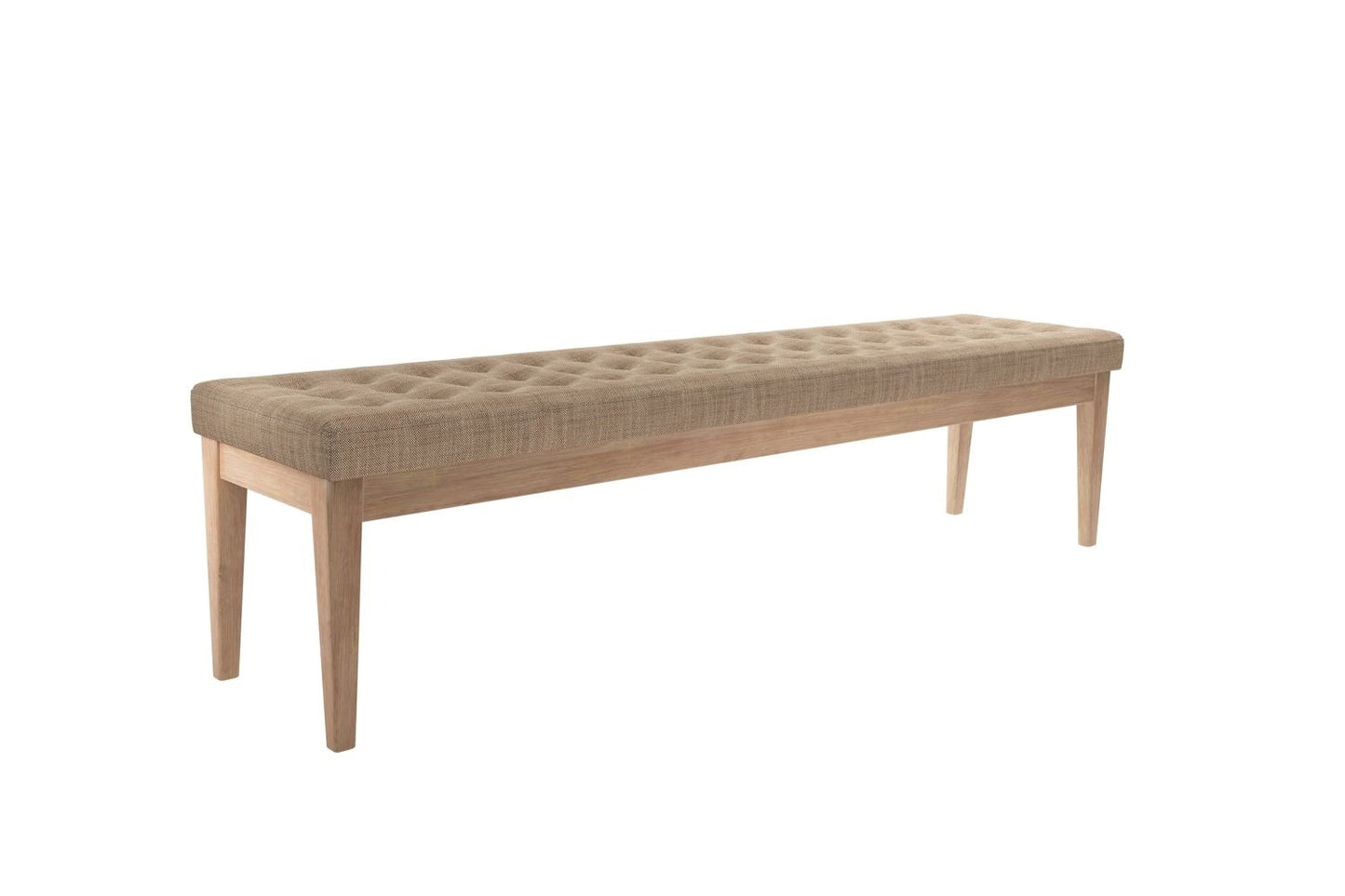 Buttons Bench in Pumice House Basket Weave