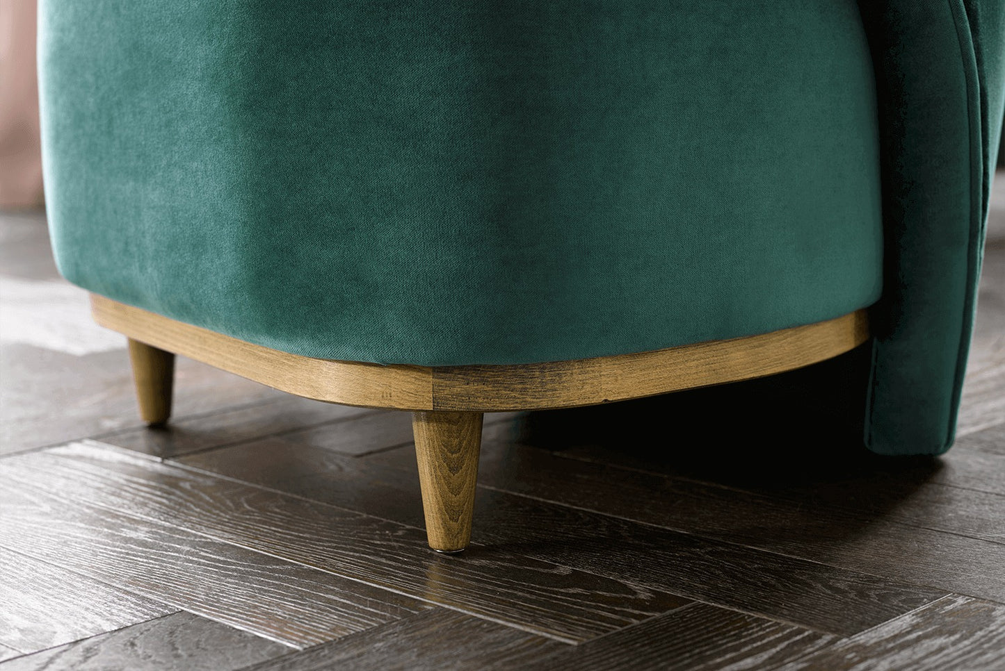 Edie Armchair in Pumice House Basket Weave