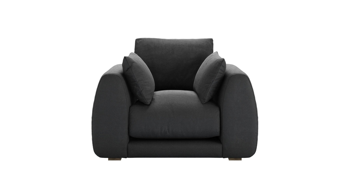 Carmel Armchair in Pumice House Basket Weave