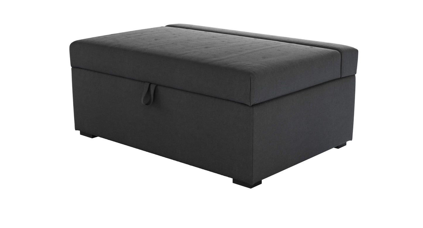 Henry Single Bed in Box in Pumice House Basket Weave