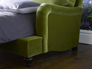Bluebell Premium Comfort Sofa Bed with deep seating and oak legs in living room