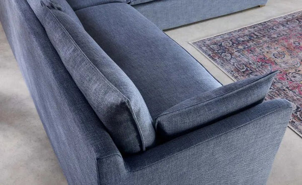 Anders Medium Corner Sofa in Pumice House Basket Weave - My Store