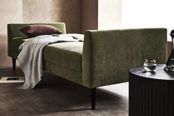 Jude 3 Seat Sofa bed in Navy Velvet - My Store