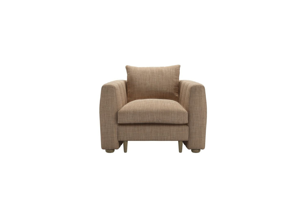 Tiffany Slim Armchair in Pumice House Basket Weave