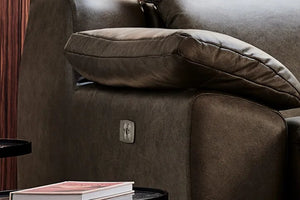 Hudson 2 Seat Recliner Sofa in Pumice House Basket Weave - My Store