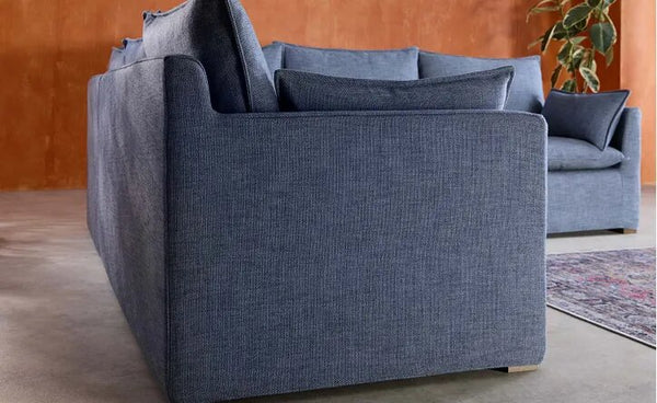 Anders Medium Corner Sofa in Pumice House Basket Weave - My Store