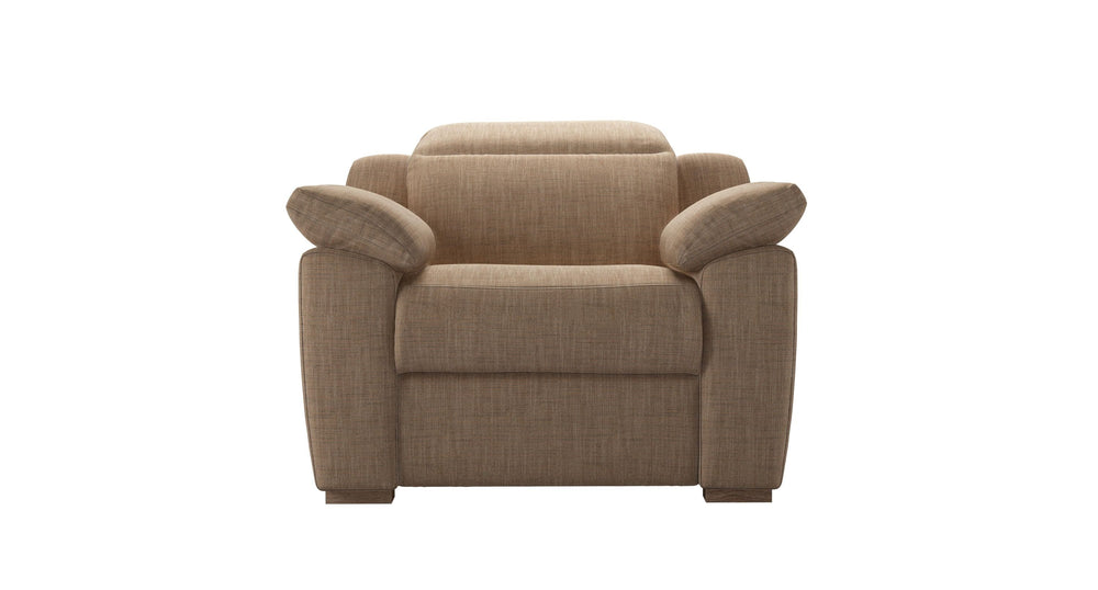 Hudson Recliner Armchair in Pumice House Basket Weave