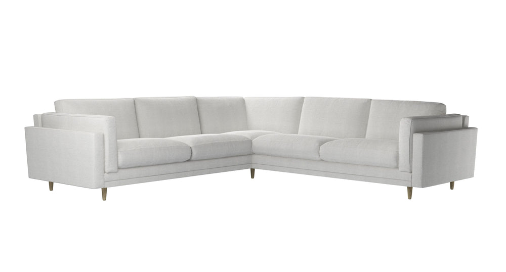 Marco Corner Sofa in Pumice House Basket Weave