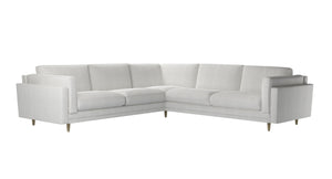 Marco Corner Sofa in Pumice House Basket Weave