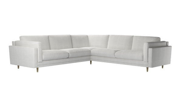 Marco Corner Sofa in Pumice House Basket Weave