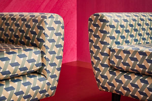 Jack Armchair in Burnt Orange Velvet