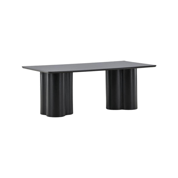 Mmilo Olivia Coffee Table 120x60 cm – Black, Modern MDF Sofa Table with Sleek Minimalist Design for Living Room