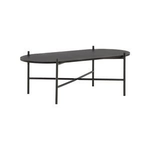 Pueblo Sofa Table, Black – Modern Scandinavian Coffee Table by Mmilo