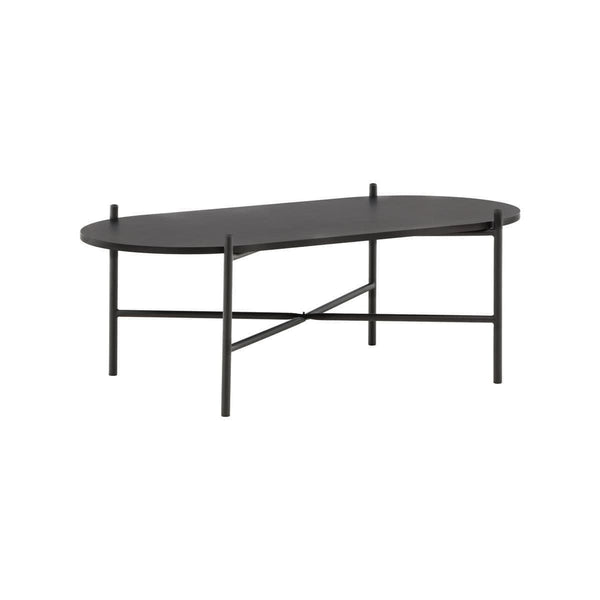 Pueblo Sofa Table, Black – Modern Scandinavian Coffee Table by Mmilo