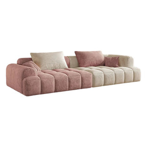 Arabella 3 Seater Corduroy Sofa – Modern Contemporary Fabric Couch with High-Density Foam Cushions, Comfortable Living Room Sofa - My Store