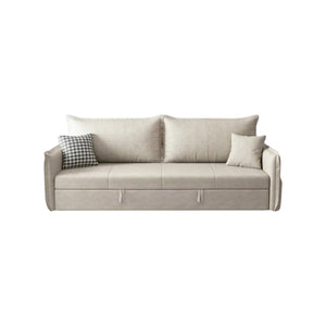 SB172 Two Seater Sofa Bed – Modern Space-Saving Convertible Sofa with Leathaire Upholstery, Comfortable Guest Sleeper, Available in Multiple Colours - My Store
