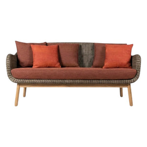 Julii Rattan Outdoor Garden Sofa Set – Single & Two Seater Patio Furniture, Modern Woven Rattan Armchair for Garden, Balcony & Outdoor Living Spaces - My Store