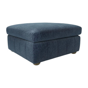 Tiffany Medium Square Footstool in Pumice House Basket Weave - My Store