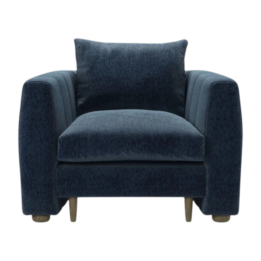 Tiffany Slim Armchair in Pumice House Basket Weave - My Store