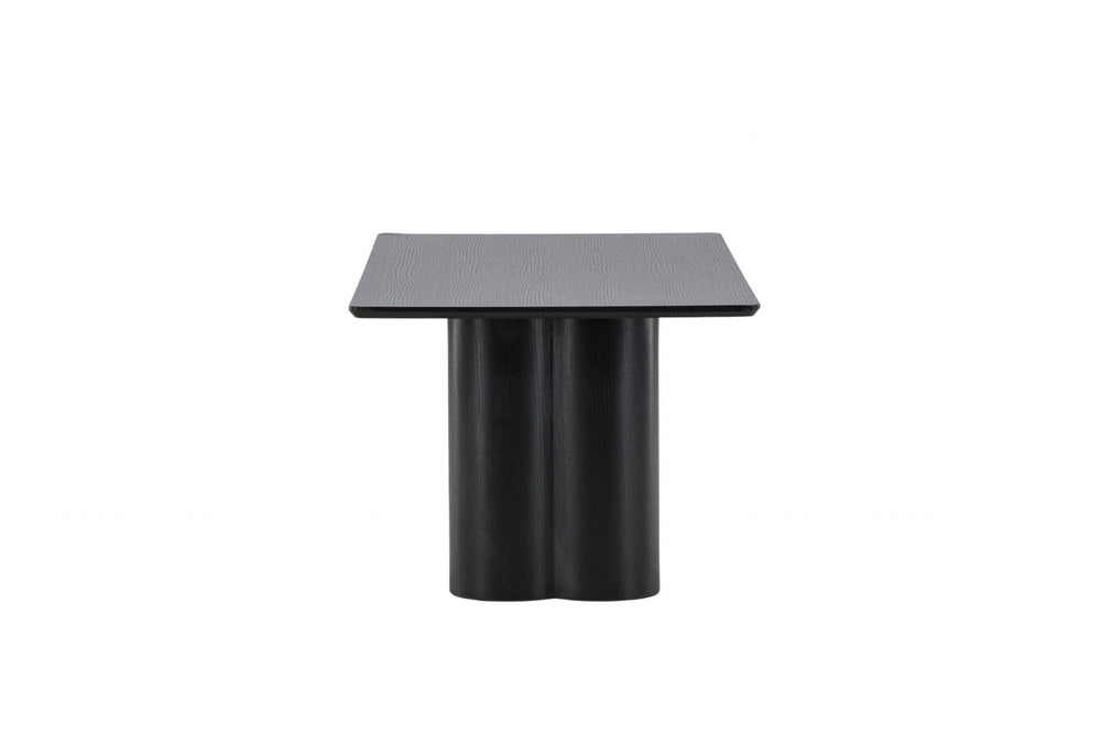 Mmilo Olivia Coffee Table 120x60 cm – Black, Modern MDF Sofa Table with Sleek Minimalist Design for Living Room