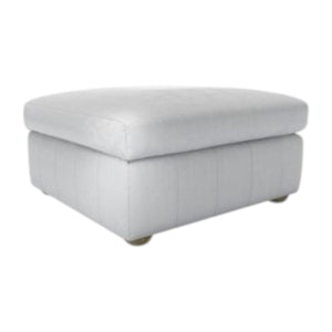 Tiffany Medium Square Footstool in Pumice House Basket Weave - My Store