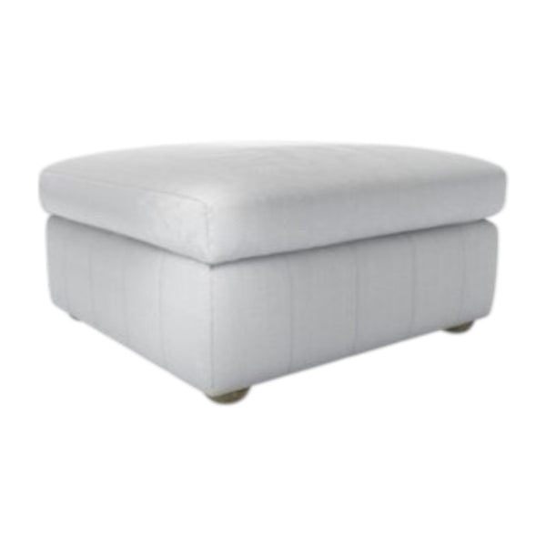 Tiffany Medium Square Footstool in Pumice House Basket Weave - My Store