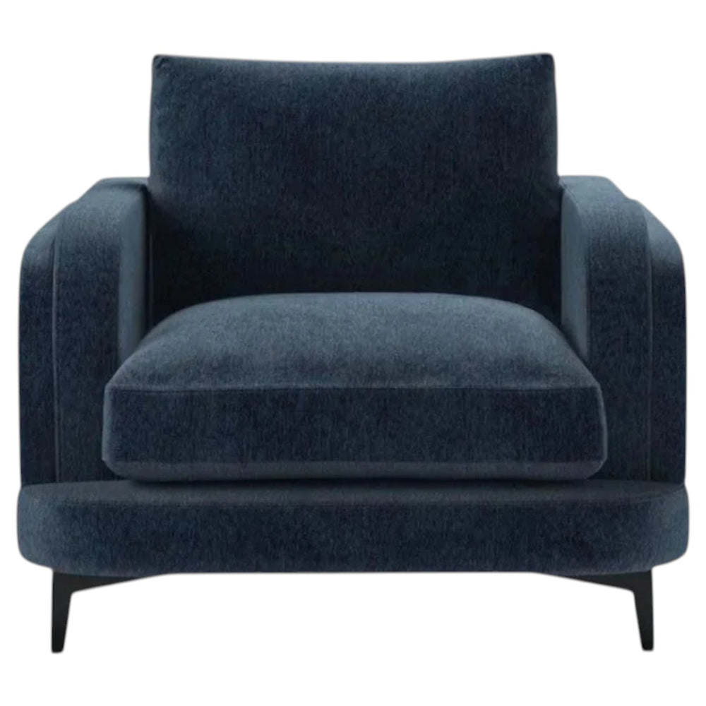 Boston Curved Arm Armchair in Pumice House Basket Weave - My Store