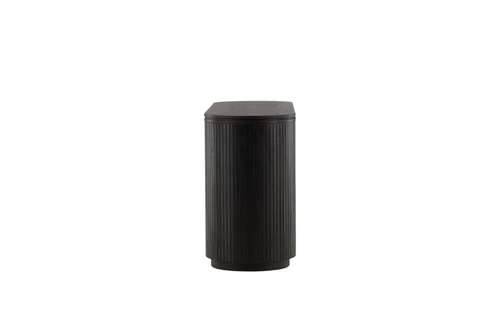 Fjällbacka High Storage Cabinet | Black Oak Scandinavian Design