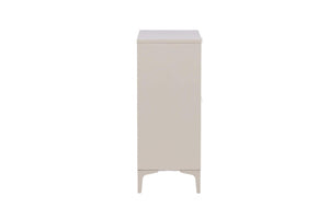 Piring 4-Drawer Beige Steel Cabinet | Modern Office & Home Storage Solution