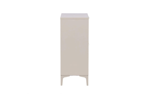 Piring 4-Drawer Beige Steel Cabinet | Modern Office & Home Storage Solution