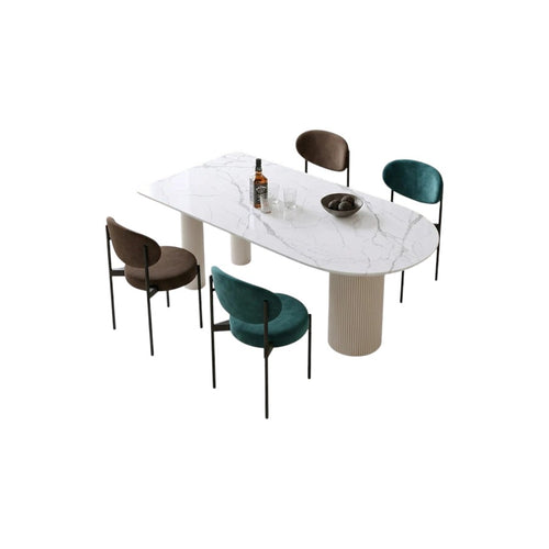 Spacious contemporary dining table for family dining