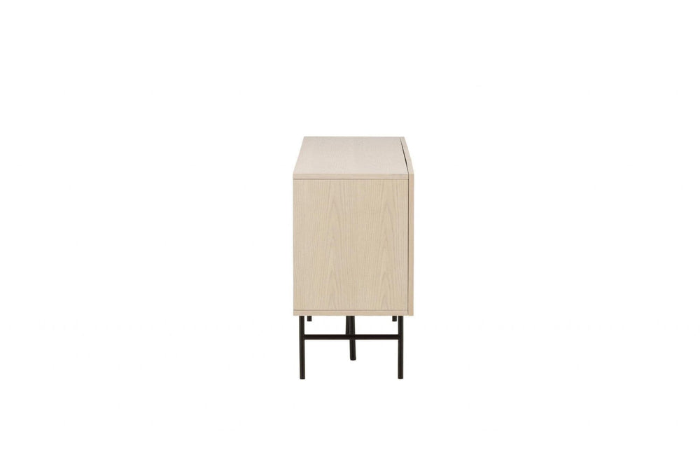 Björkön Low Cabinet Storage | Whitewash Scandinavian Furniture