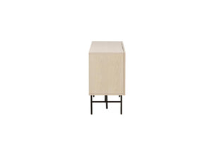 Björkön Low Cabinet Storage | Whitewash Scandinavian Furniture