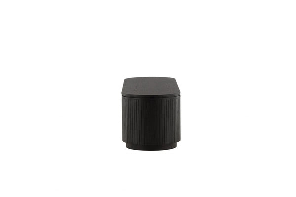 Fjällbacka Low Storage Sideboard | Black Oak MDF Veneer Scandinavian Design