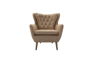 Ernest Swivel Armchair in Pumice House Basket Weave