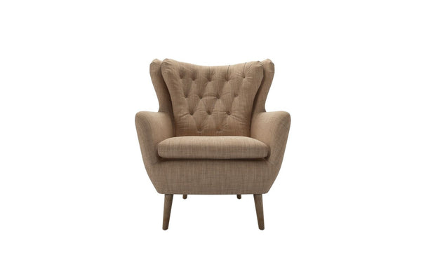 Ernest Swivel Armchair in Pumice House Basket Weave