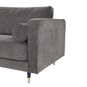 Hampton Grey Large Sofa Classic British Design with Modern Comfort