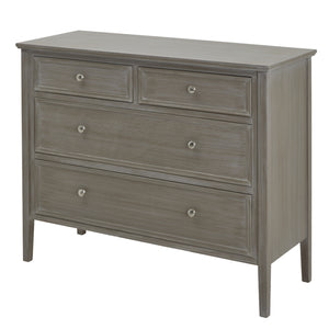 Serene Collection Two Over Two Chest – Contemporary Bedroom Storage with Four Spacious Drawers