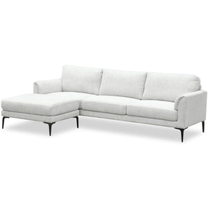 Zephra 3-Seater Sofa with Footstool Contemporary Textured Upholstery & Versatile Modern Design