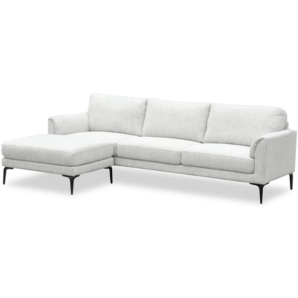 Zephra 3-Seater Sofa with Footstool Contemporary Textured Upholstery & Versatile Modern Design