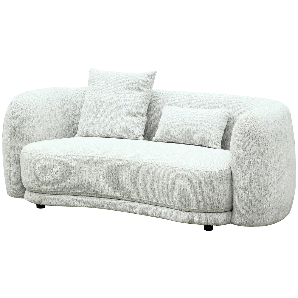 Sorelle 2-Seater Sofa with Cushions Modern Fabric Upholstery, Elegant Design & Relaxed Comfort