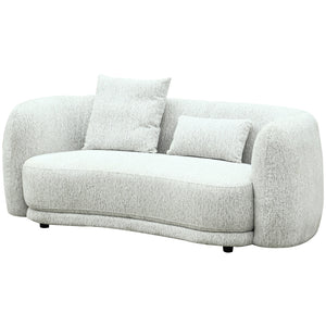Sorelle 2-Seater Sofa with Cushions Modern Fabric Upholstery, Elegant Design & Relaxed Comfort